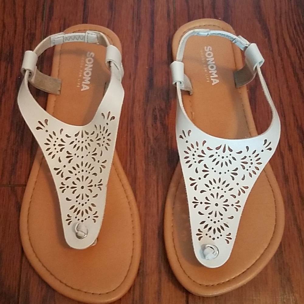 Sonoma White sandals